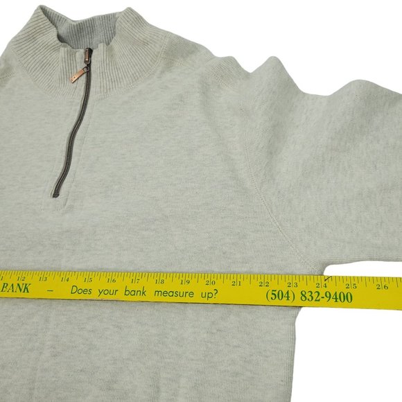 Vintage Joe Marlin Pullover Sweater Quarter Zip Men Size XL Retro Soft Cotton - Picture 8 of 12